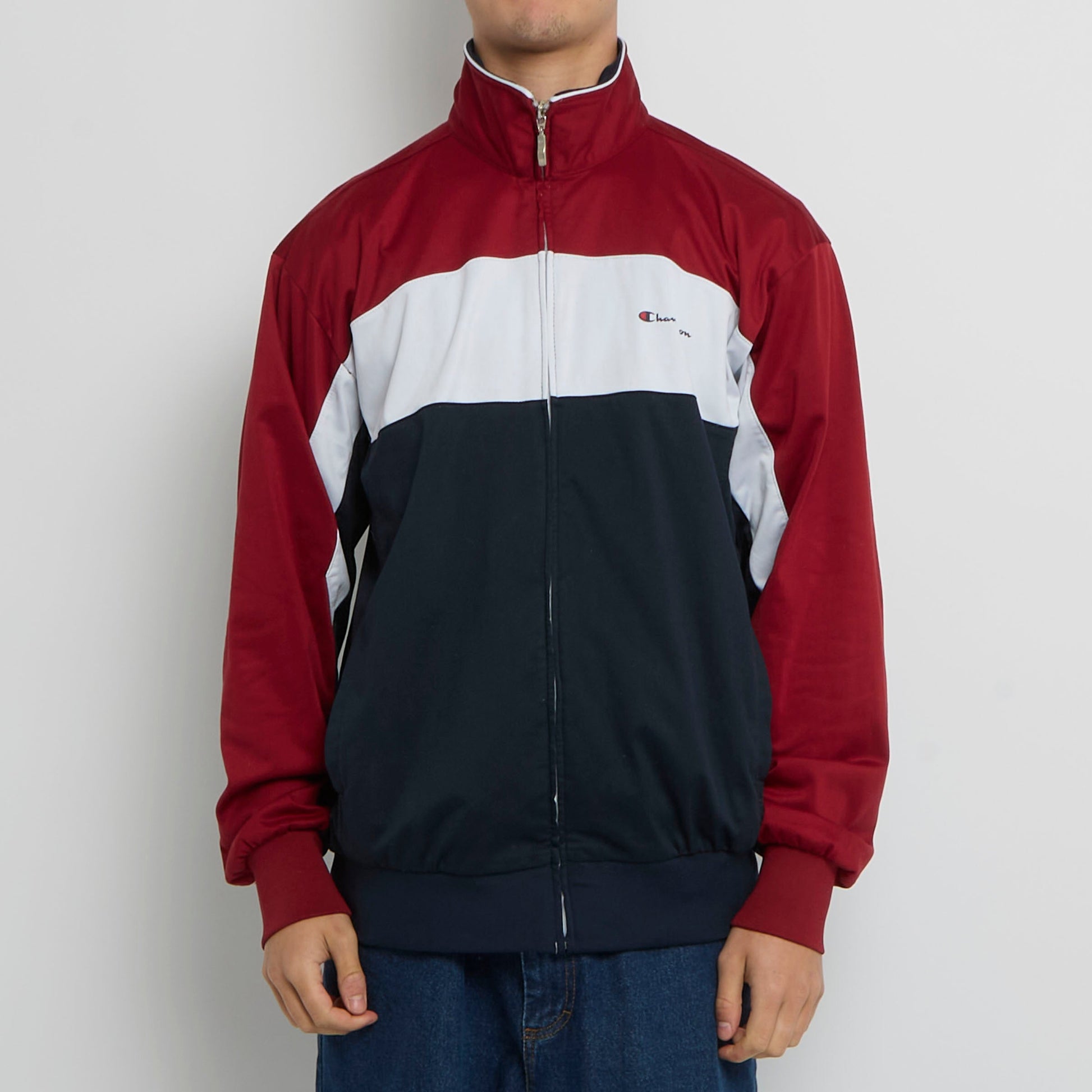 Champion Logo Full Zip Track Jacket - XXL