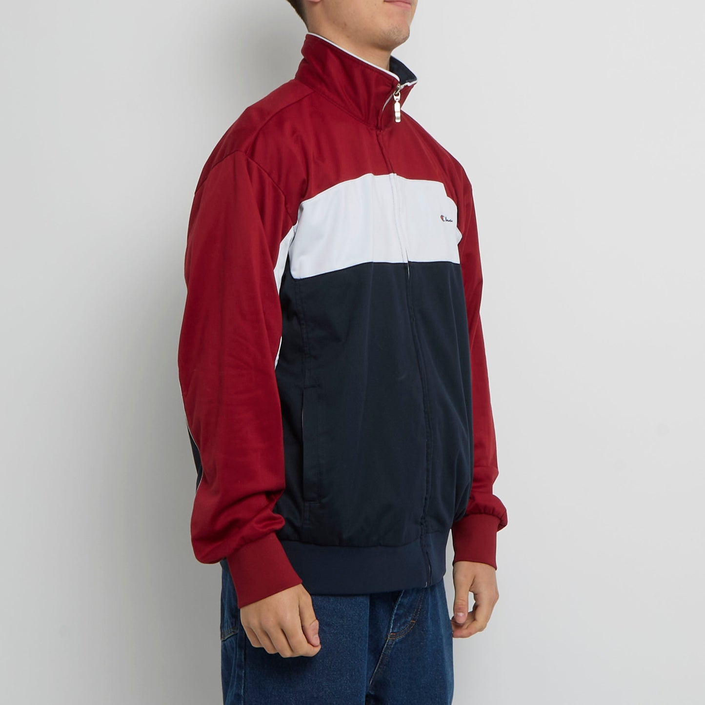 Champion Logo Full Zip Track Jacket - XXL