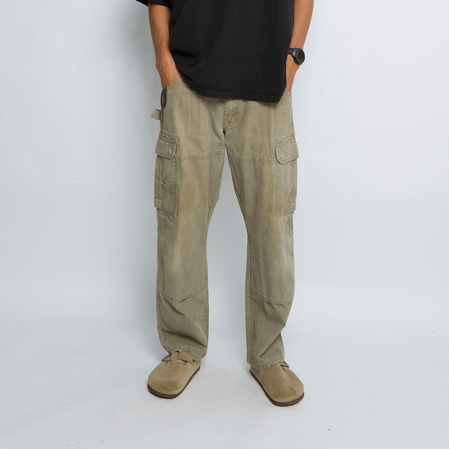 Wrangler Wide Leg Cargo Trousers - W34" L29"