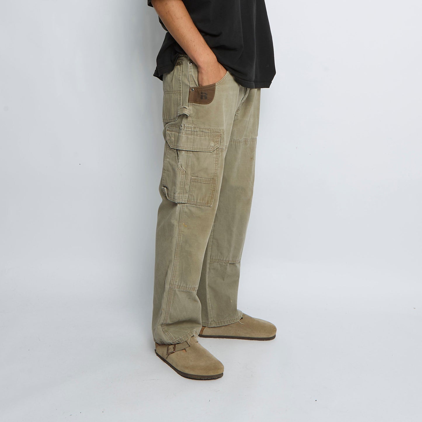 Wrangler Wide Leg Cargo Trousers - W34" L29"