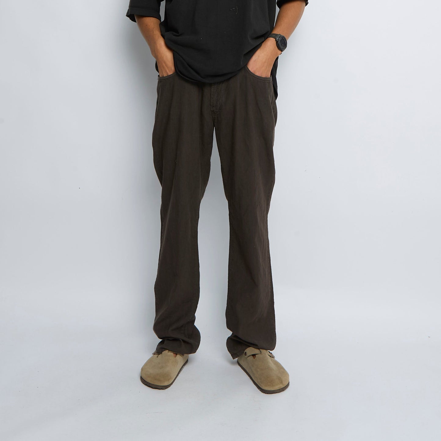 Roccobarocco Straight Leg Trousers - W31" L31"