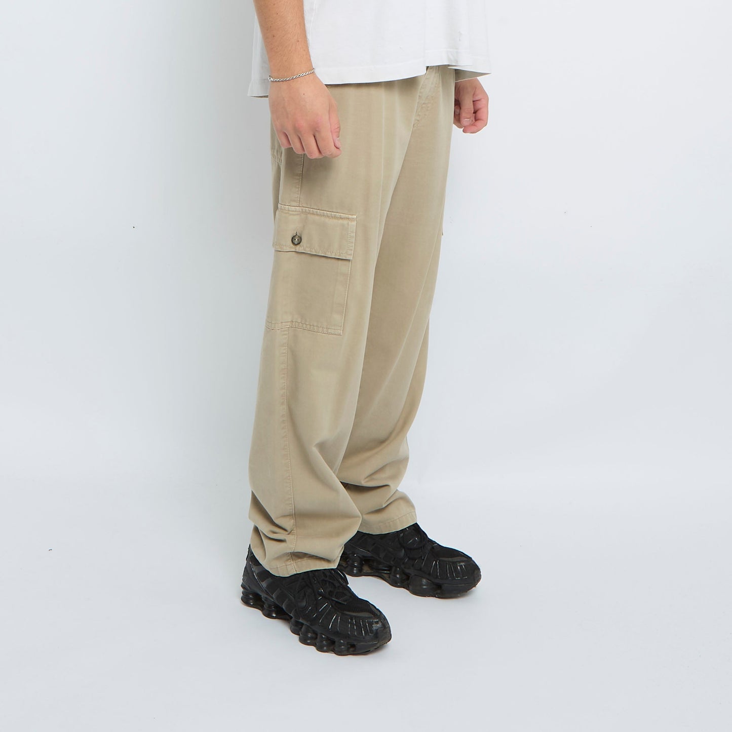 Pantalones tipo cargo festivos con pierna recta - Ancho 34" Largo 30"