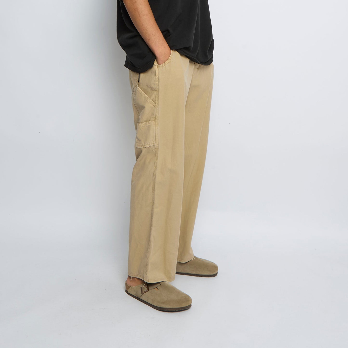 Pocketed Wide Leg Trousers - W36" L31"