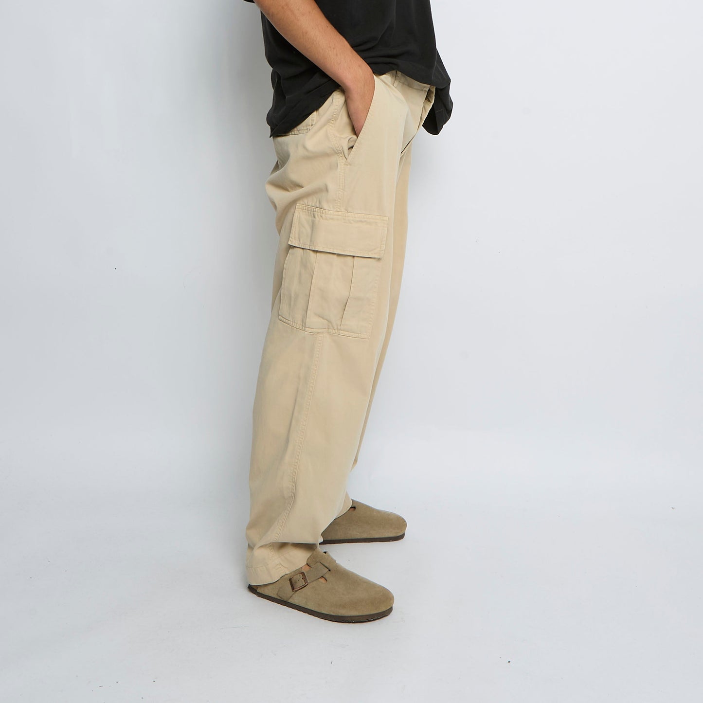 Wide Leg Cargo Trousers - W36" L33"