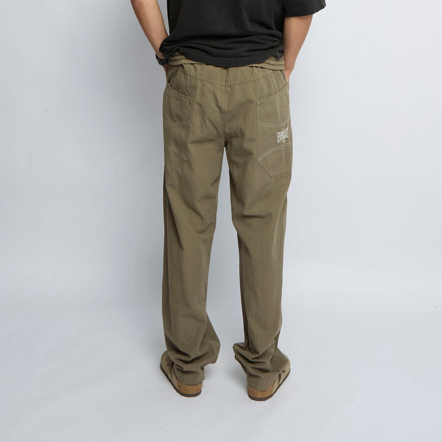 Everlast Elasticated Waist Wide Leg Trousers - W38" L31"