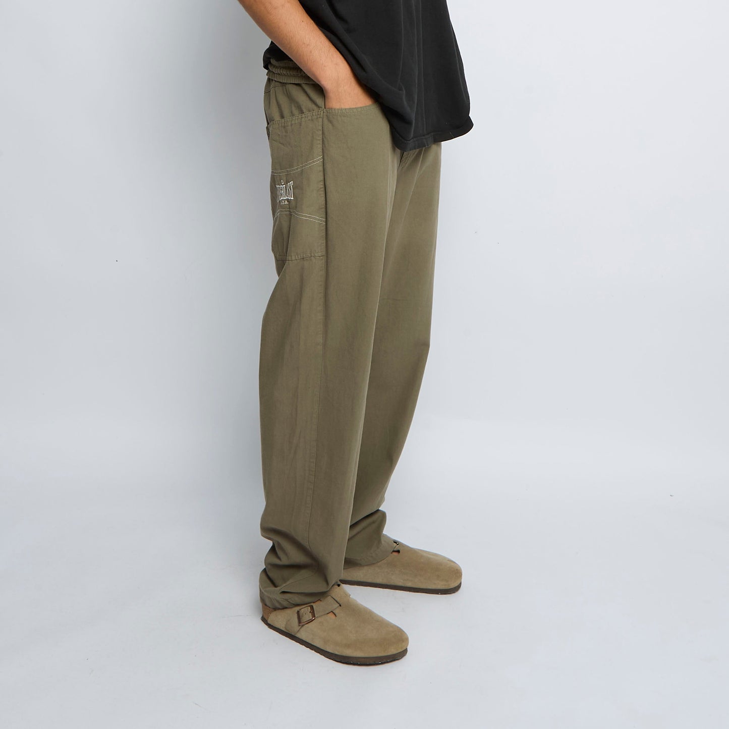 Everlast Elasticated Waist Wide Leg Trousers - W38" L31"