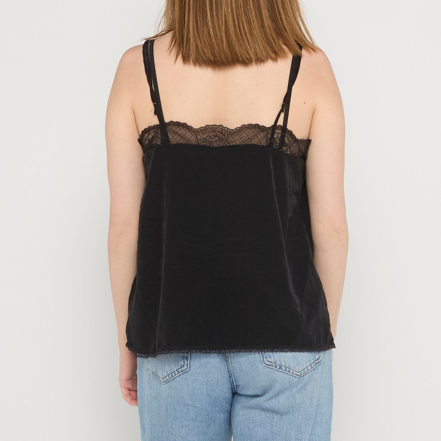 Lace Insert Cami Top - UK 10