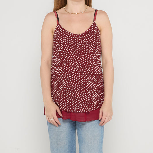 Spotted Strappy Top - UK 8