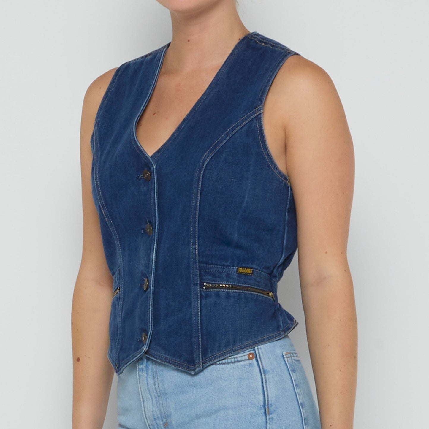 Denim Vest - UK 6