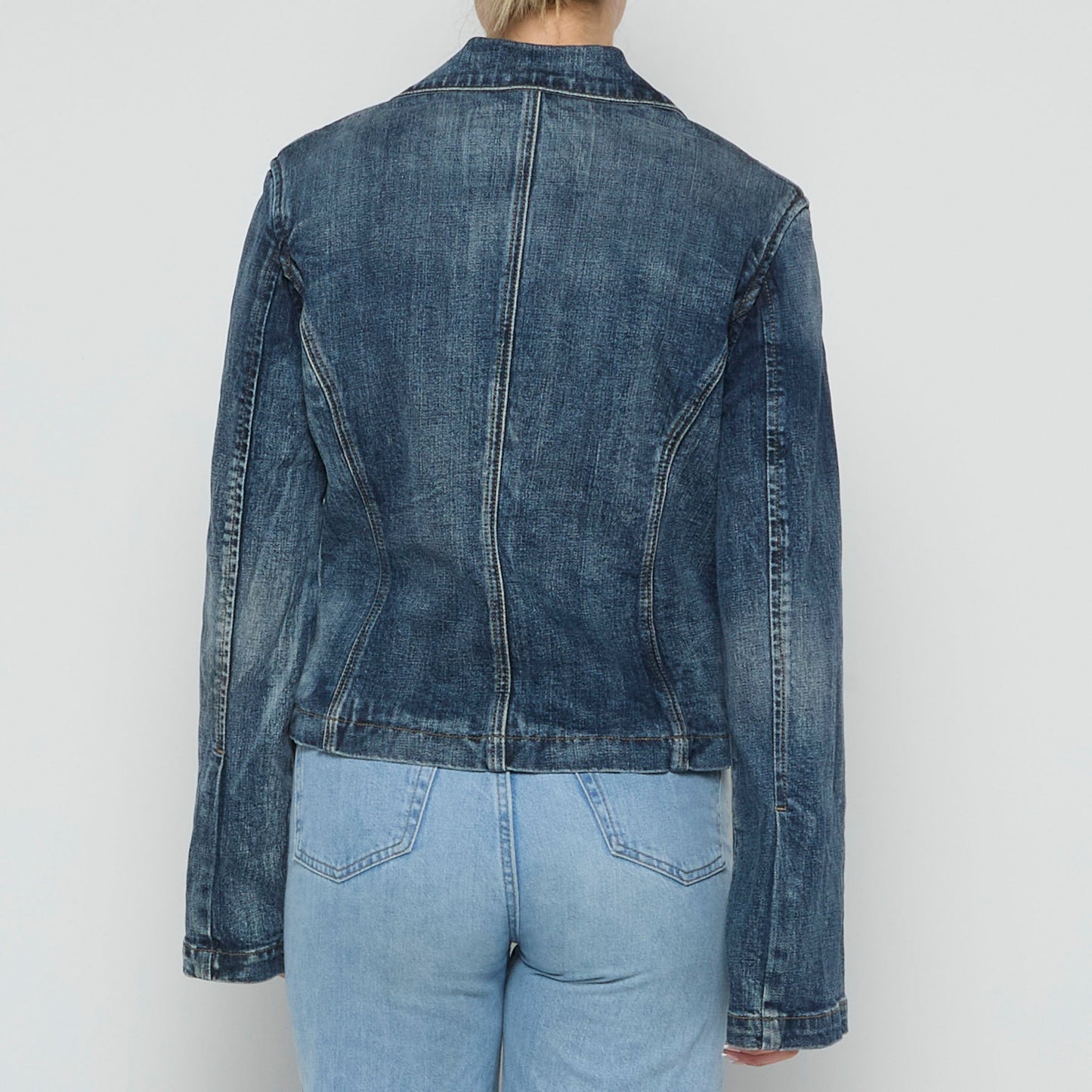 Fracomina Denim Blazer - UK 10