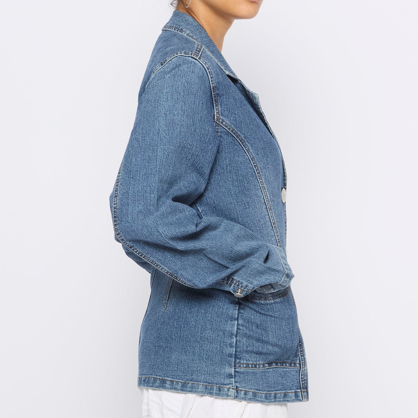 Denim Blazer Jacket - UK 10