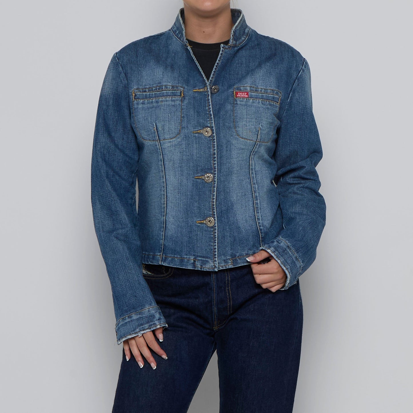 Deep Collection Denim Jacket - UK 12