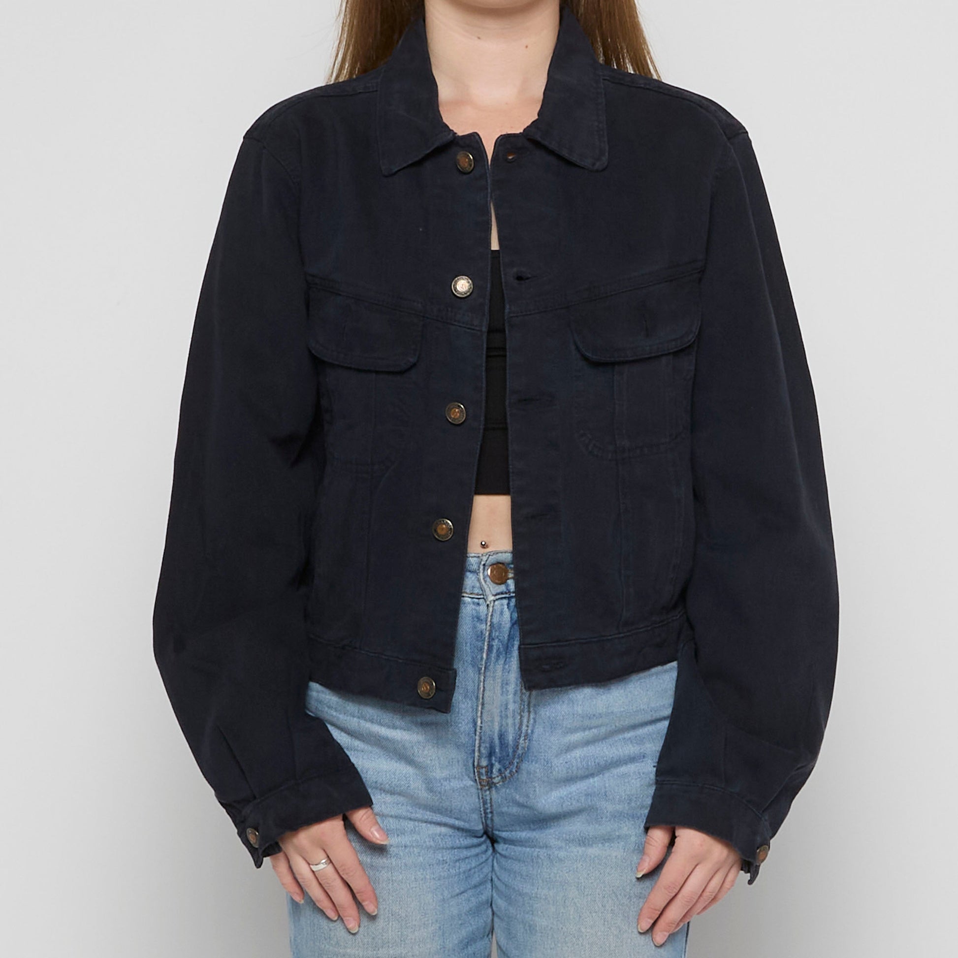 Cropped Denim Jacket - UK 14