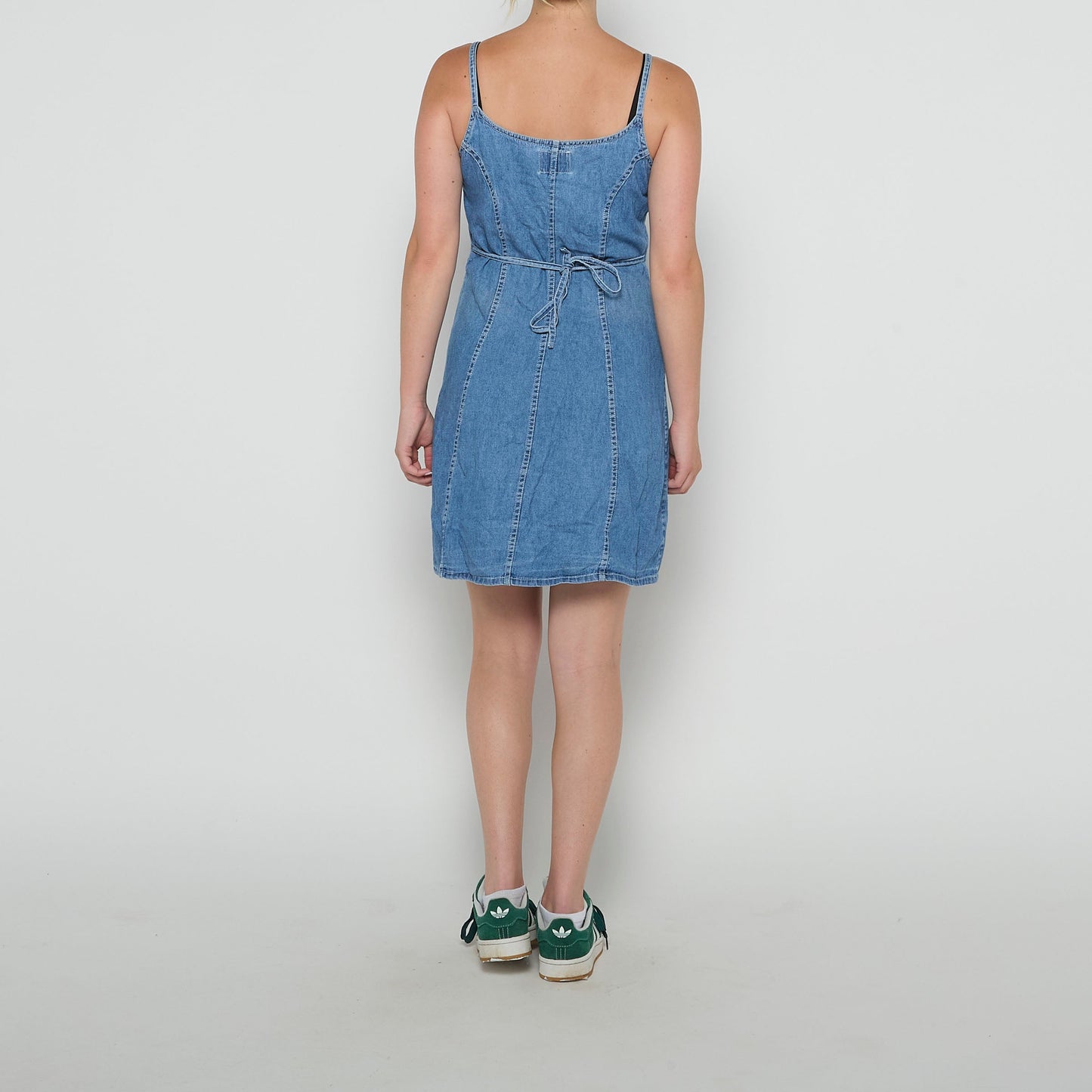 Nafta Button Down Denim Mini Dress - UK 6