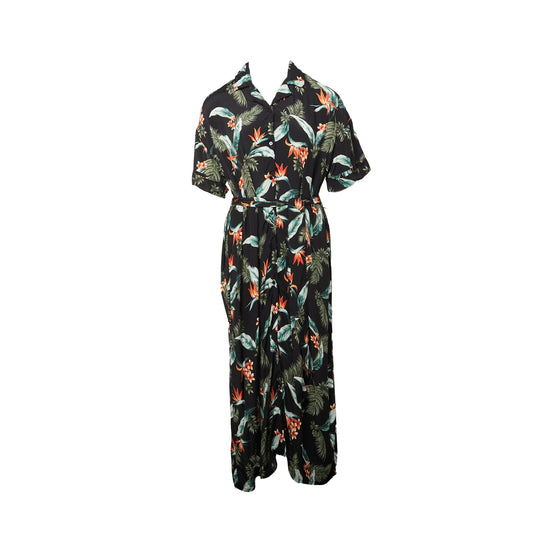 Jeanasis Floral Maxi Dress - UK 12