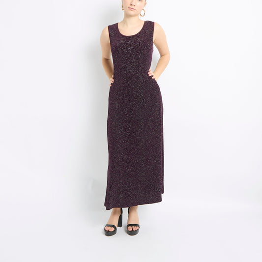 Sparkly Jersey Maxi Dress - UK 12