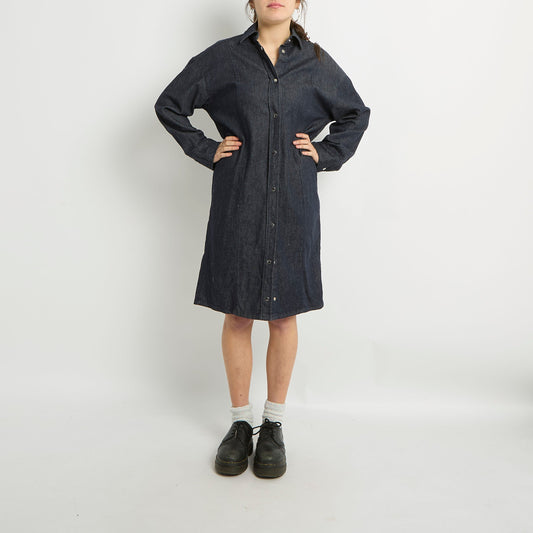 Denim Shirt Dress - UK 16