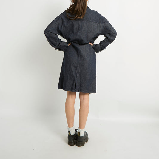 Denim Shirt Dress - UK 16