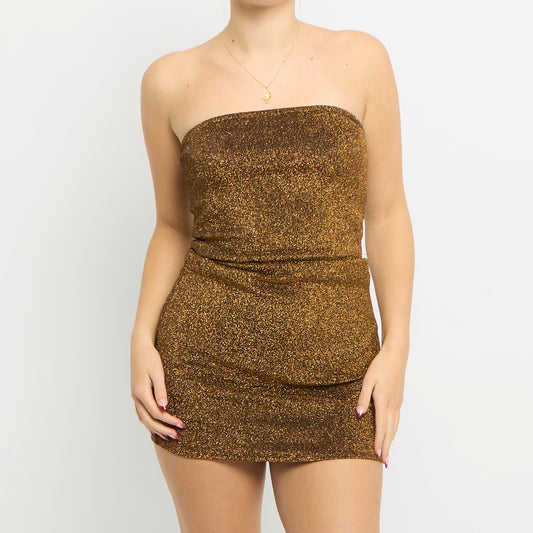 Sparkly Bandeau Dress - UK 6