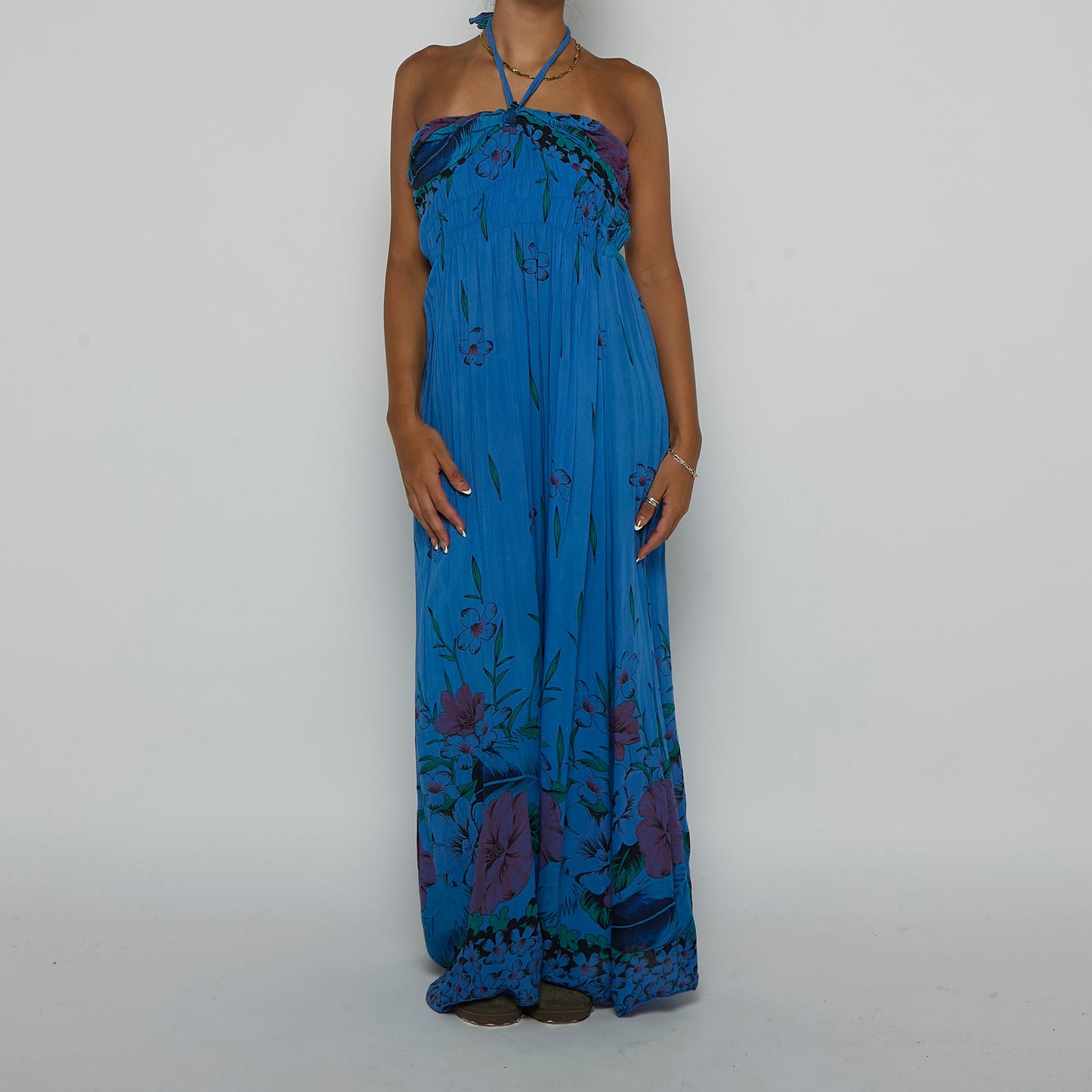 Floral Maxi Dress - UK 08