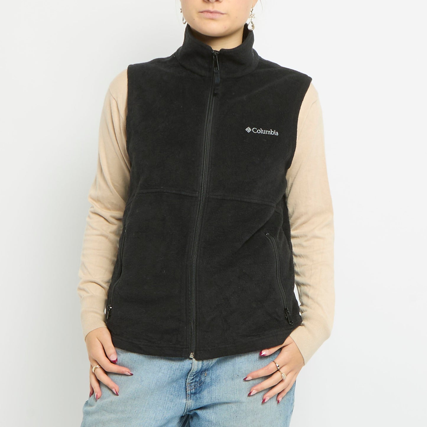 Columbia Full Zip Sleeveless Polar Fleece - UK 10