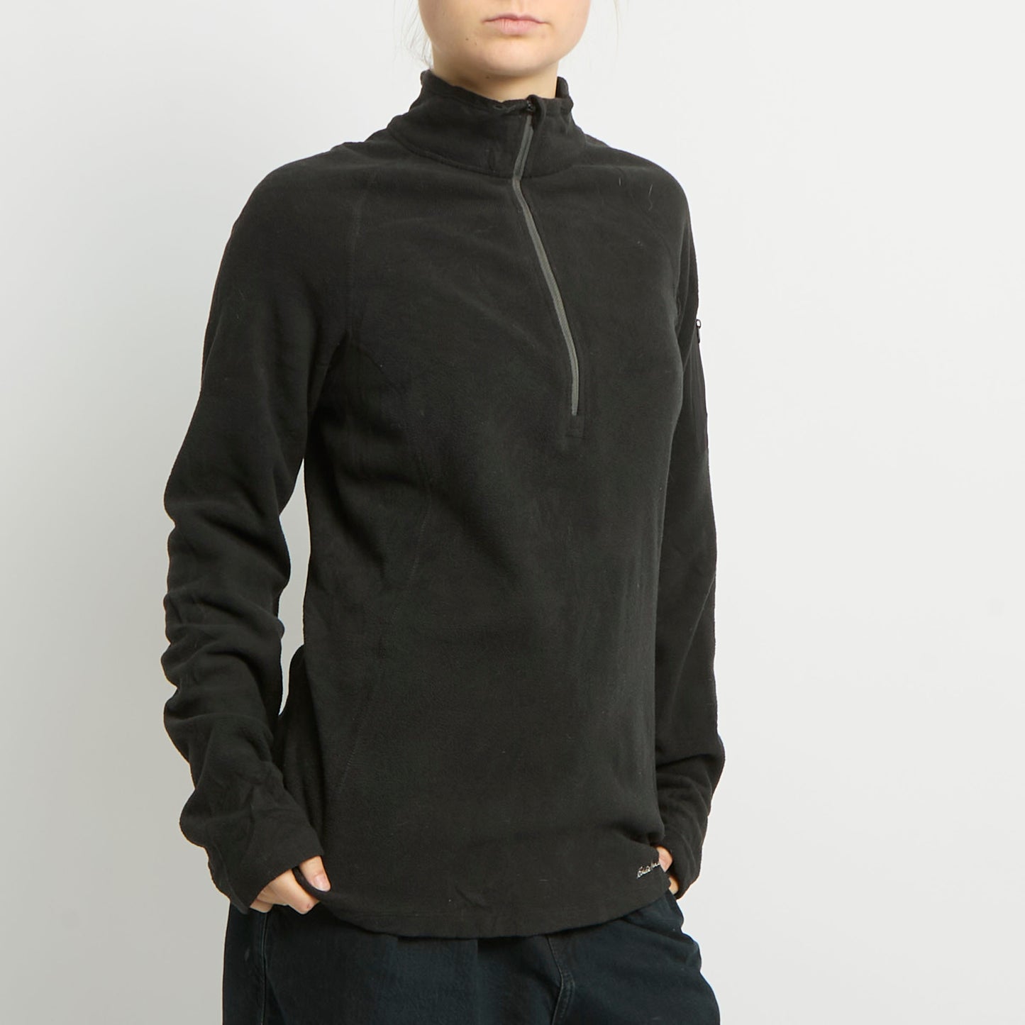 Polo Neck Zip Up Fleece - UK 10