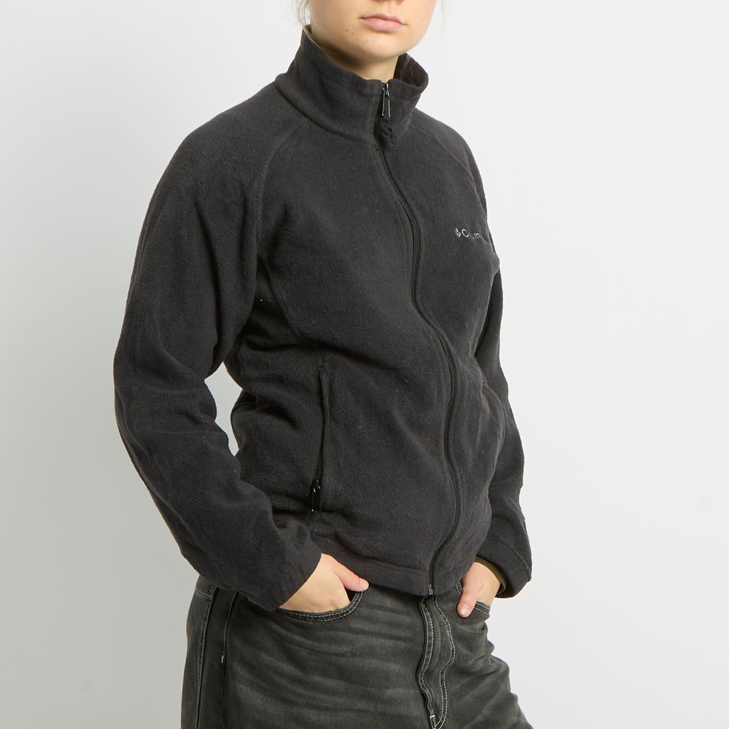 Columbia Polo Neck Zip Fleece - UK 10