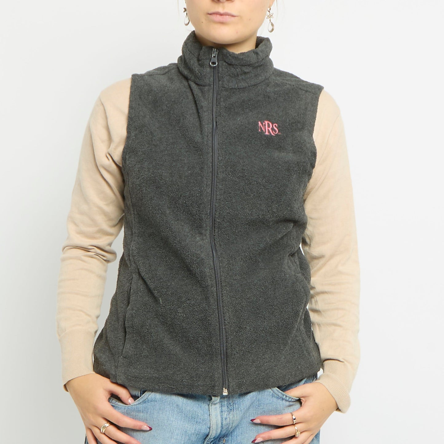 Full Zip Sleeveless Polar Fleece - UK 10