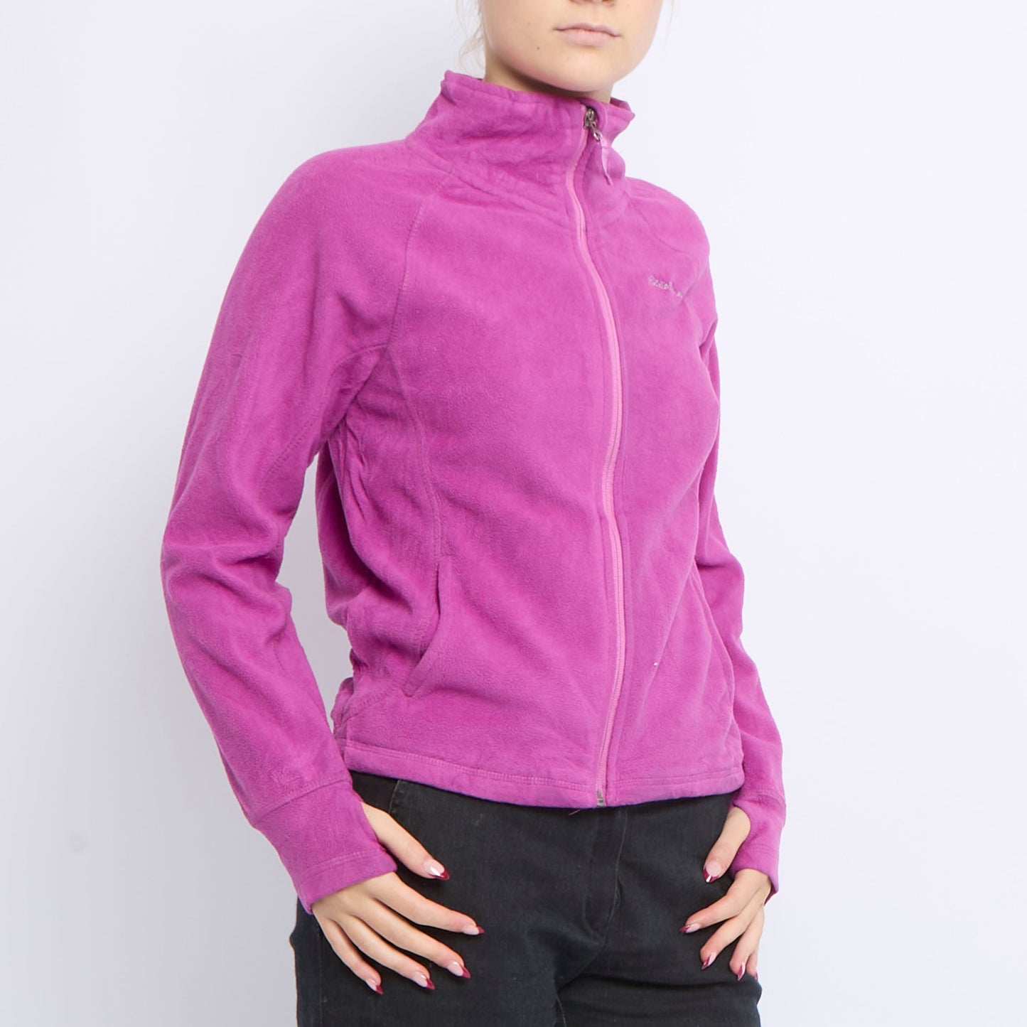 Polo Neck Zip Up Fleece - UK 10