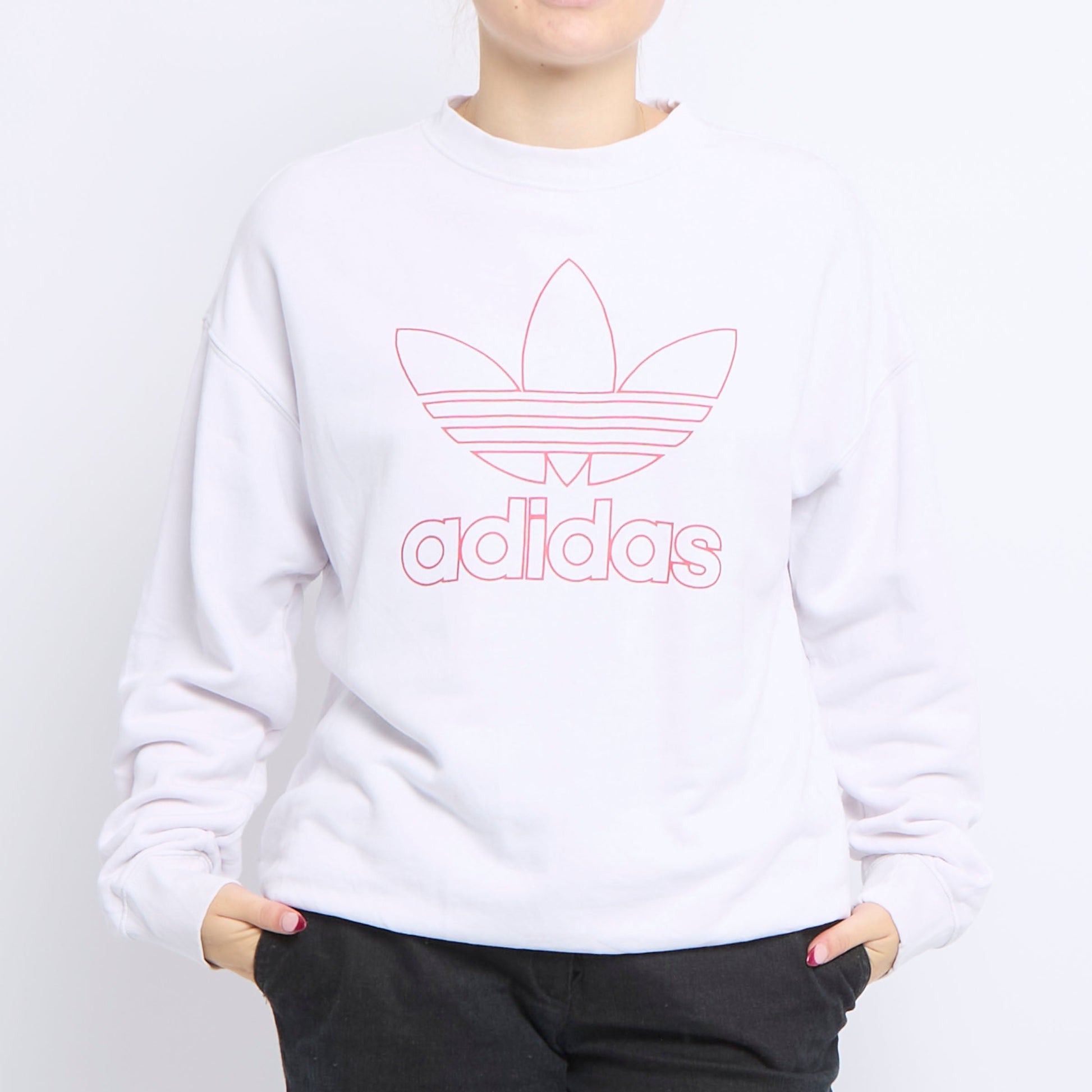 Adidas Logo Sweatshirt - UK 10