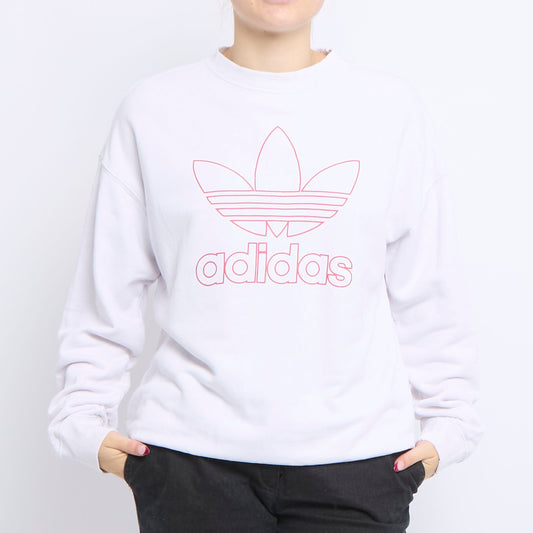 Adidas Logo Sweatshirt - UK 10