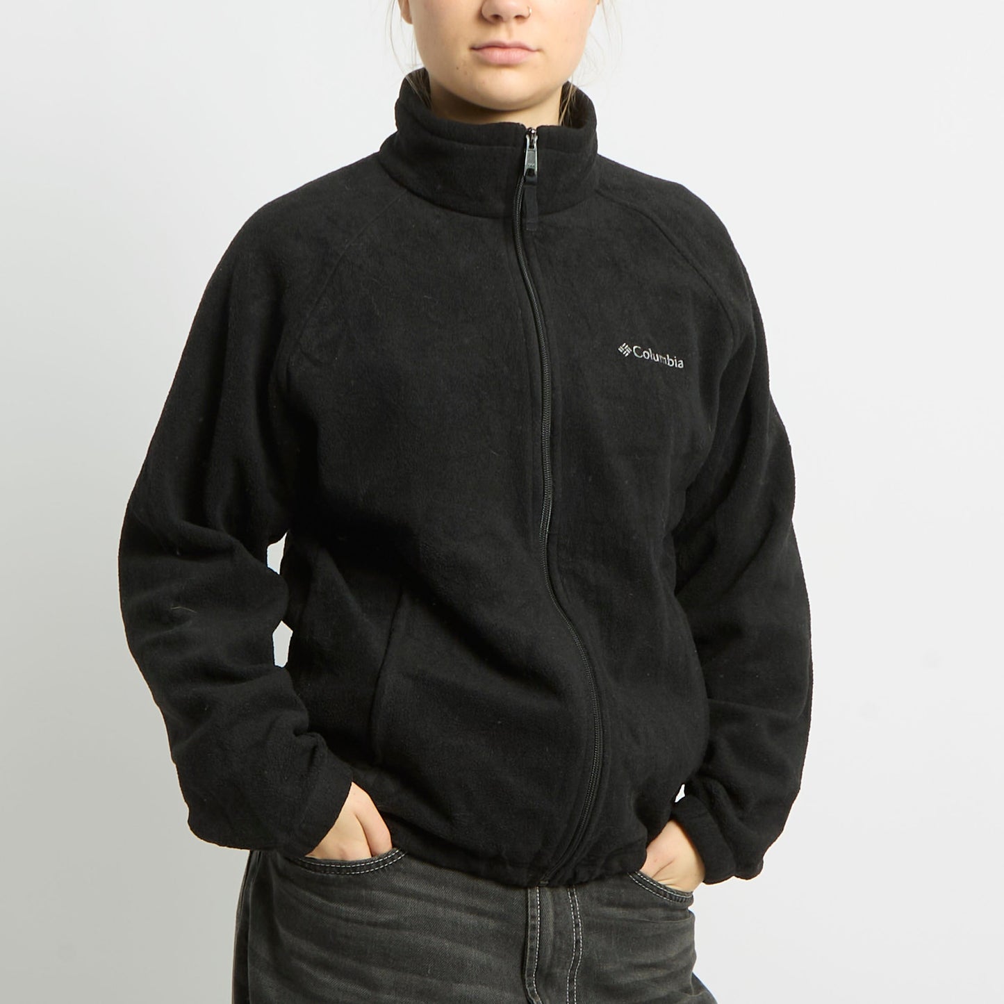 Columbia Polo Neck Zip Fleece - UK 12