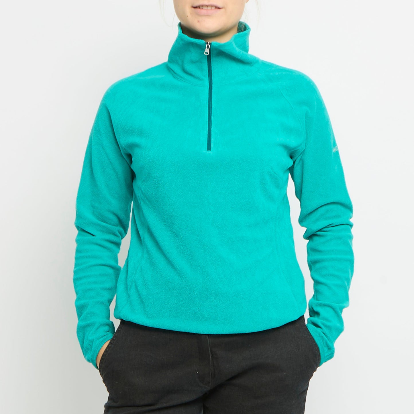 Columbia Polo Neck Zip Up Fleece - UK 12