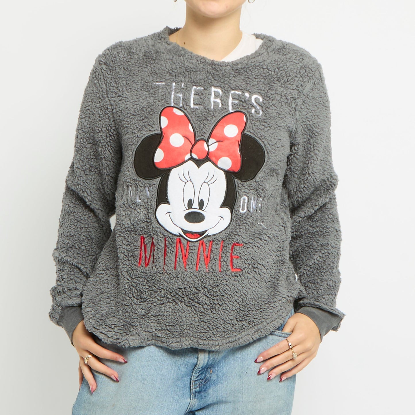 Disney Crewneck Embroided Polar Fleece - UK 12