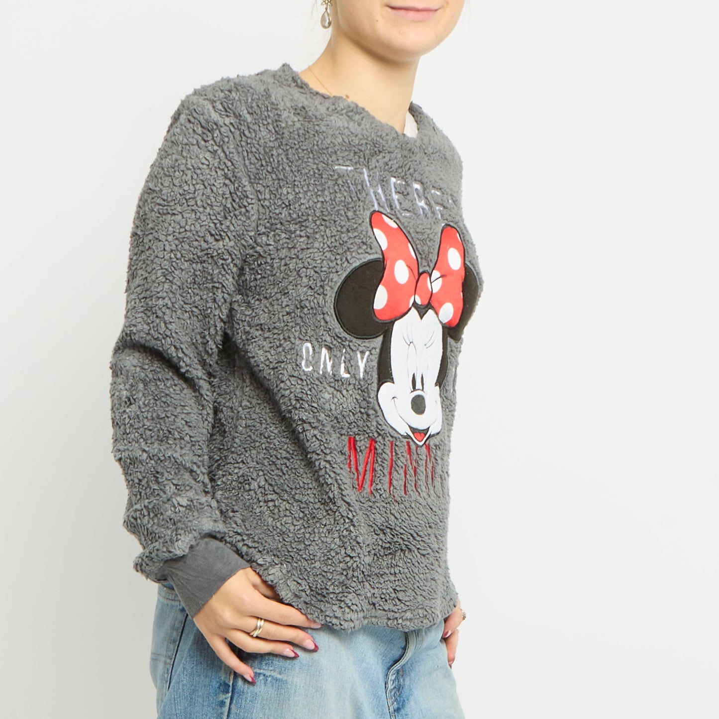 Disney Crewneck Embroided Polar Fleece - UK 12