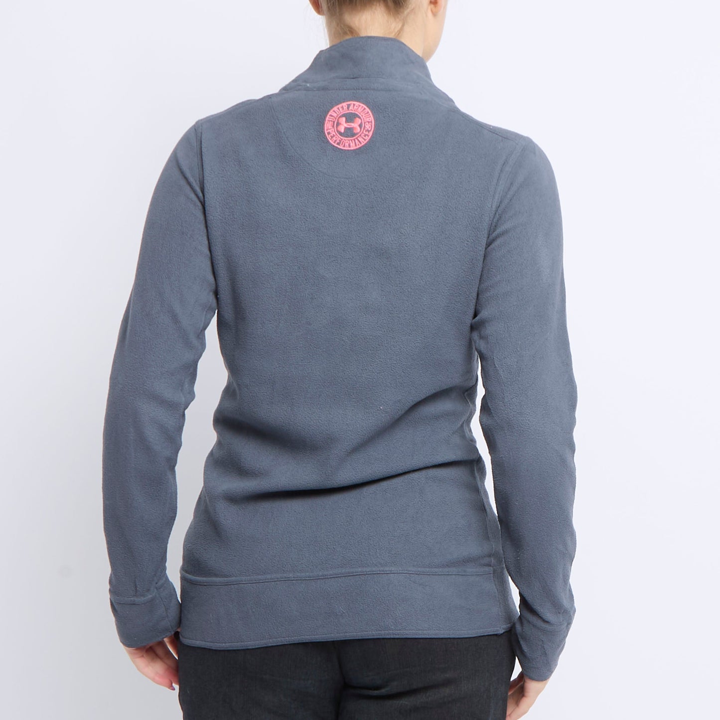 Polo Neck Quarter Zip Fleece - UK 12