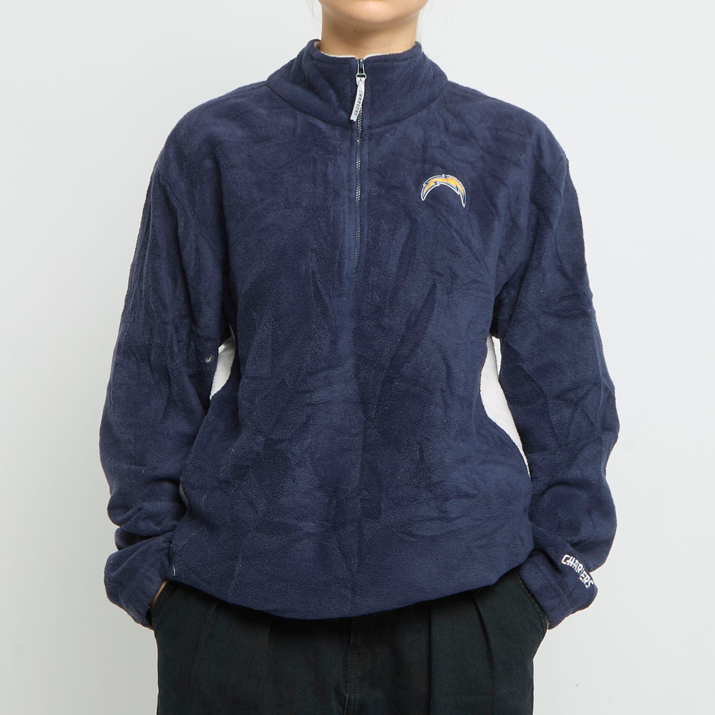 NFL Quarter Zip Stripe Fleece - UK 12