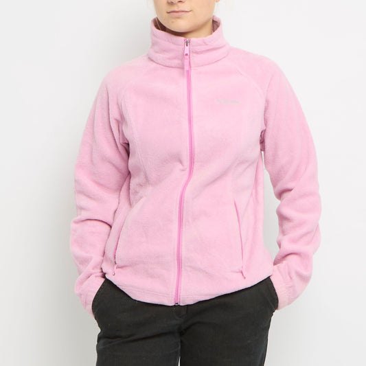 Columbia Polo Neck Zip Up Fleece - UK 12