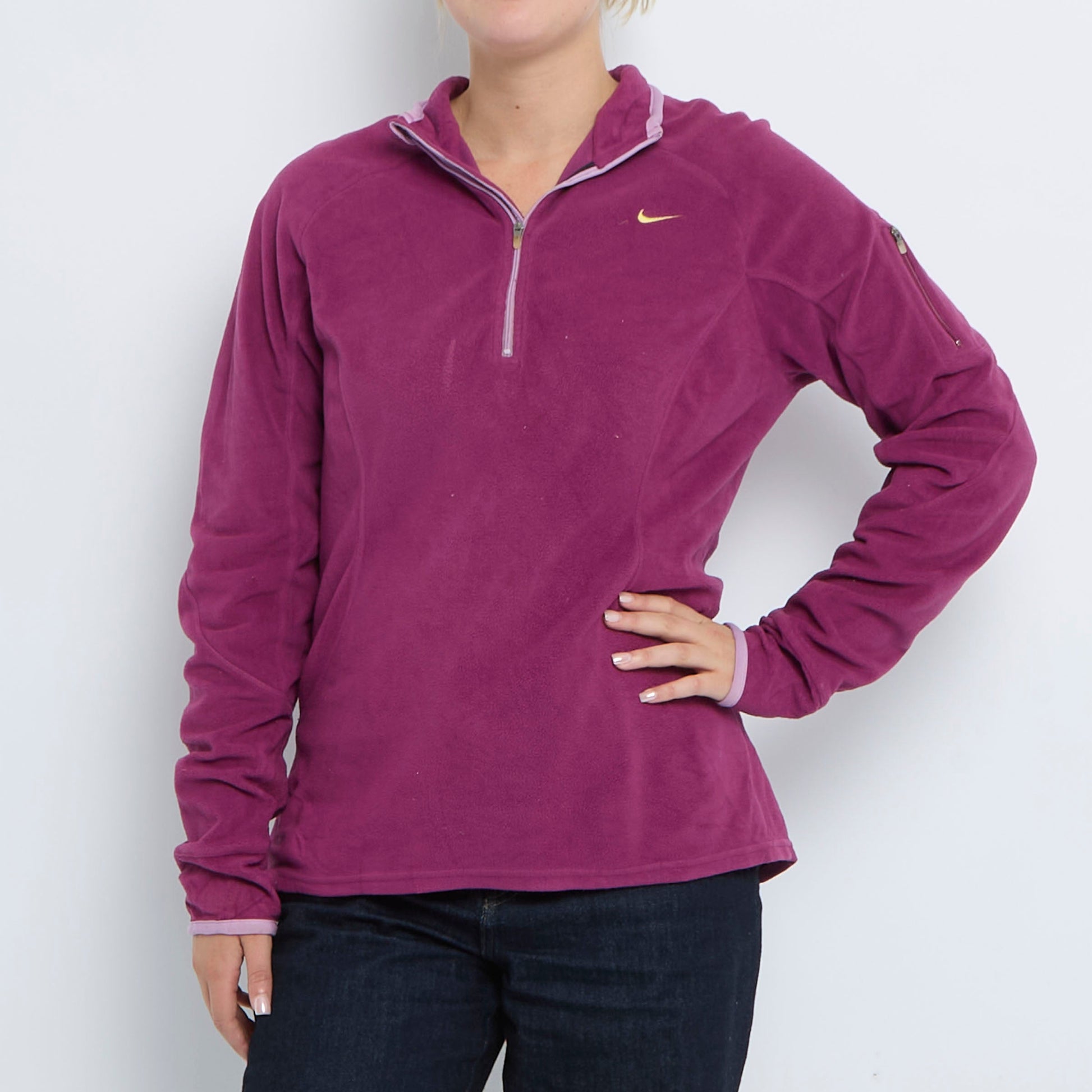 Nike 1/4 Zip Microfleece - UK 12