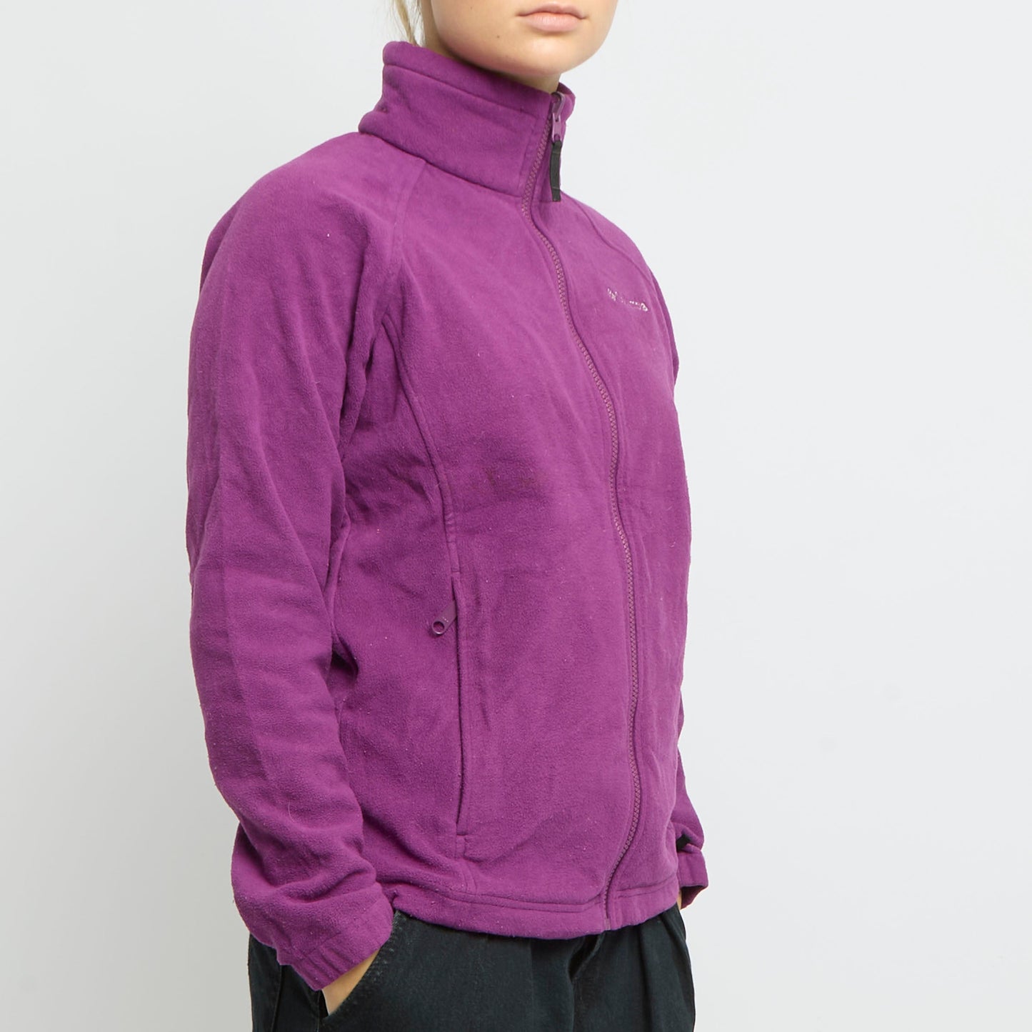 Columbia Zip Polo Neck Fleece - UK 12