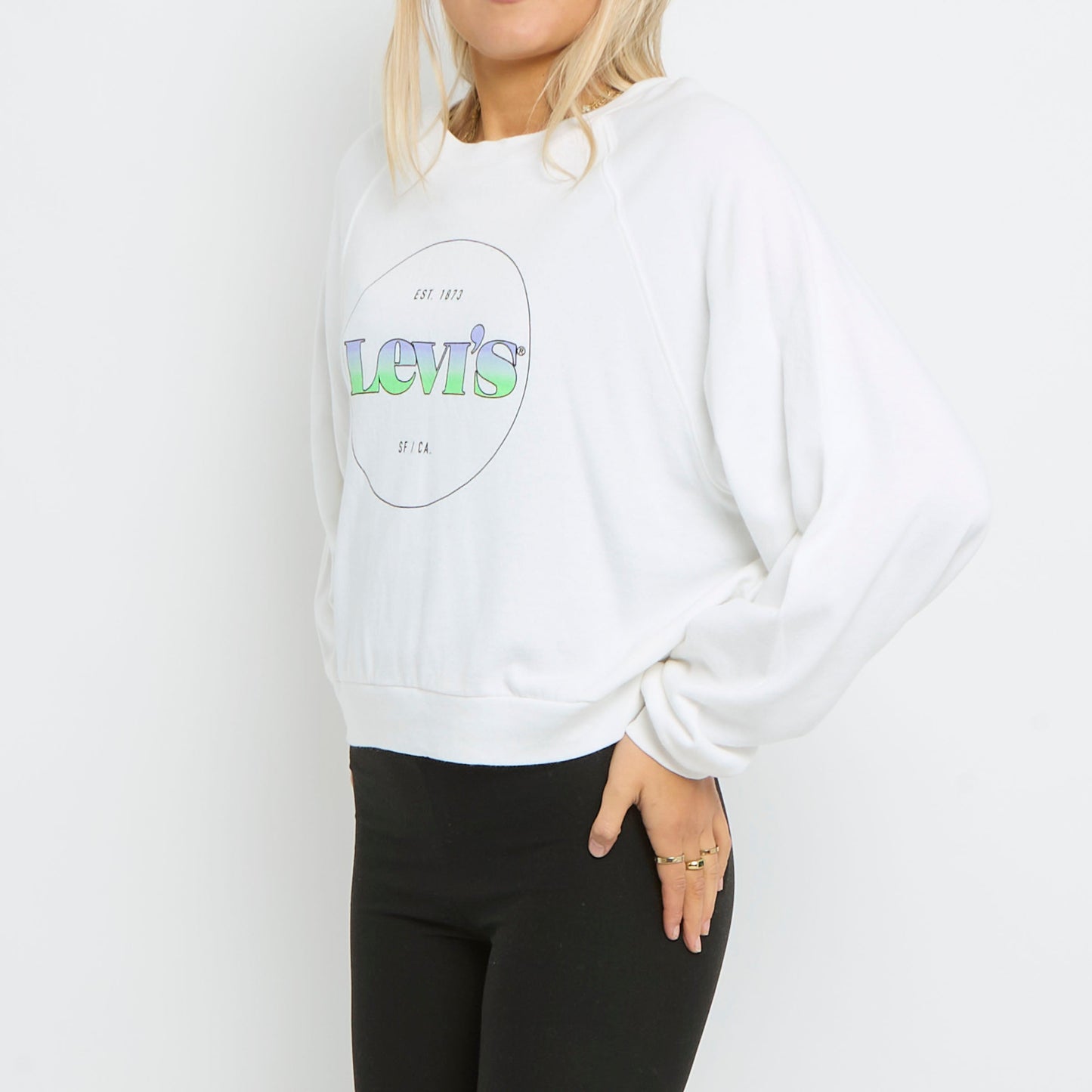 Levis Spellout Crewneck Sweater - UK 12