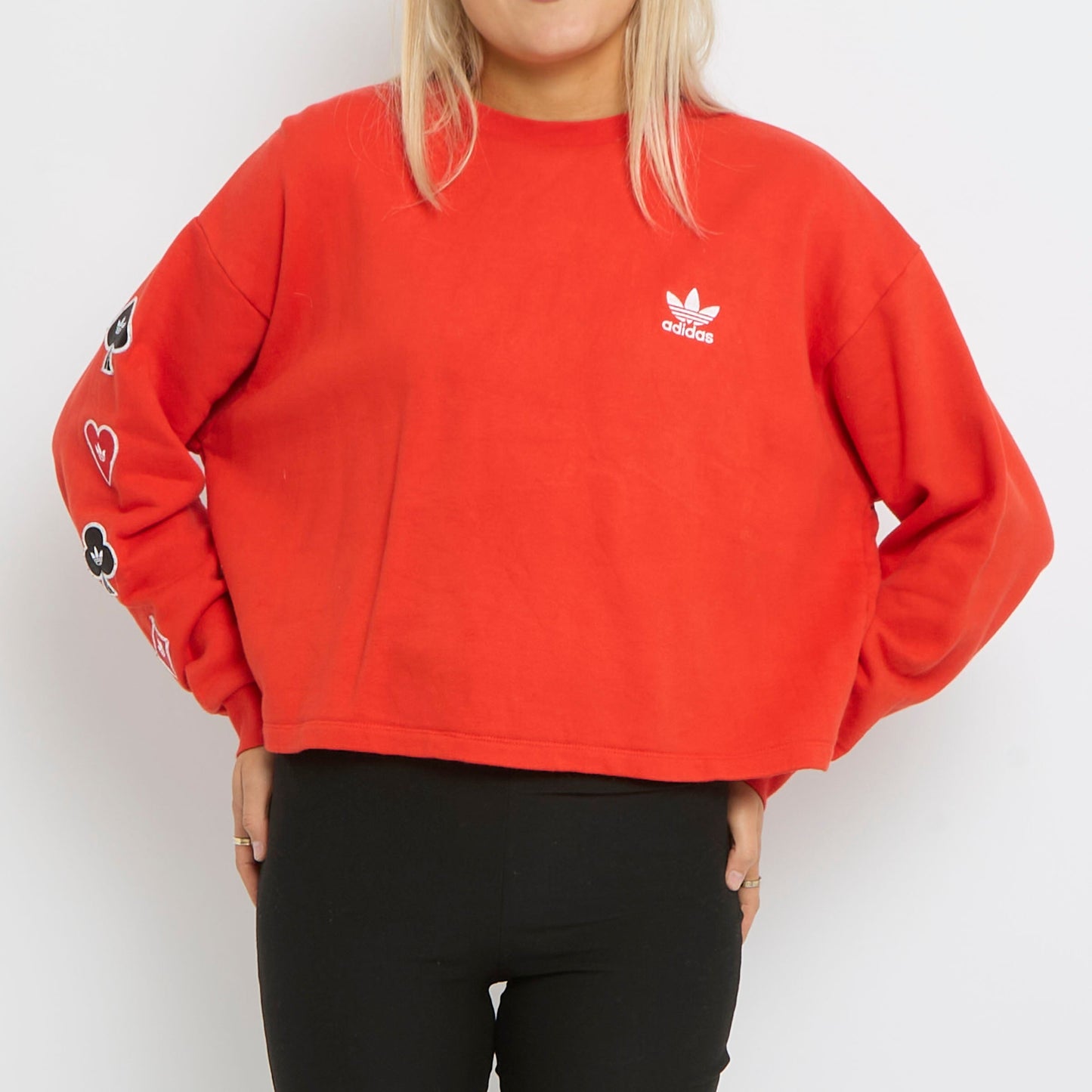 Adidas Logo Crewneck Sweater - UK 14