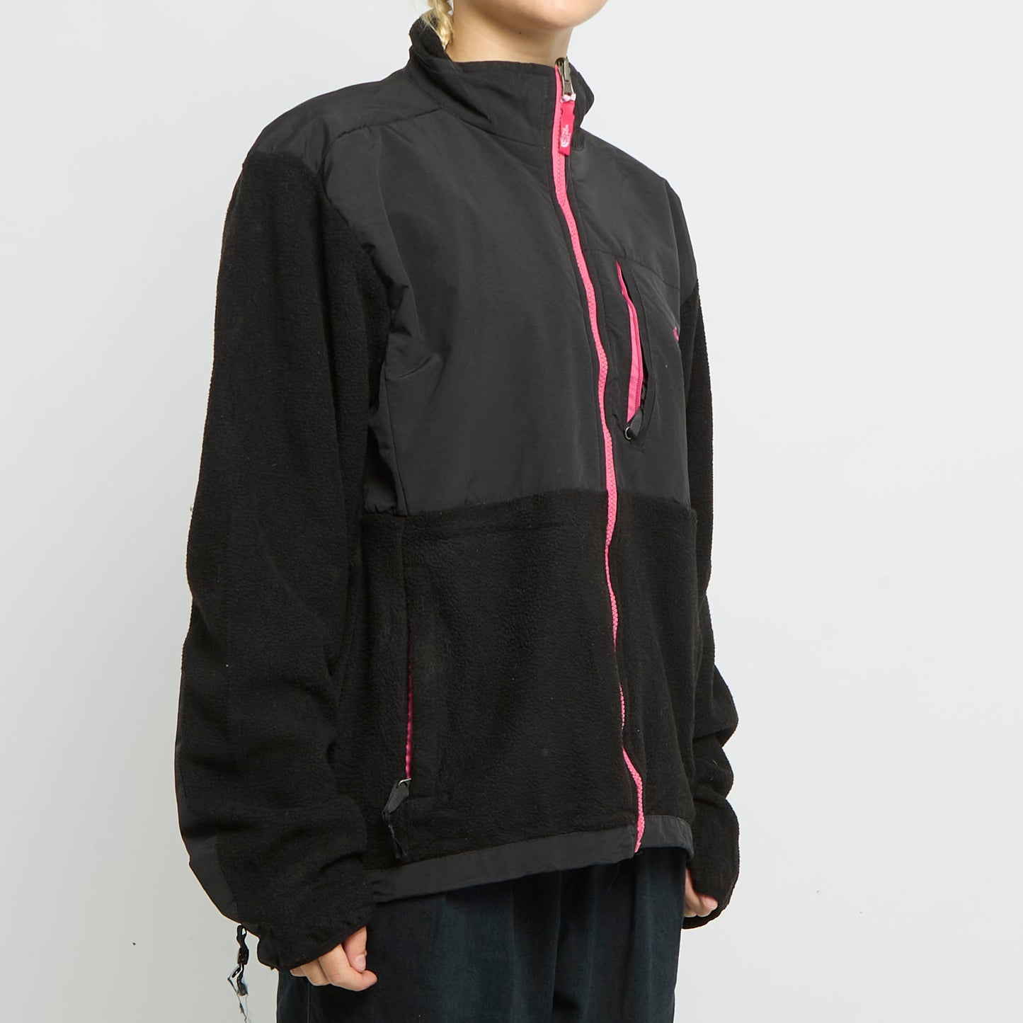 The North Face Contrast Colour Nylon Fleece- UK 16