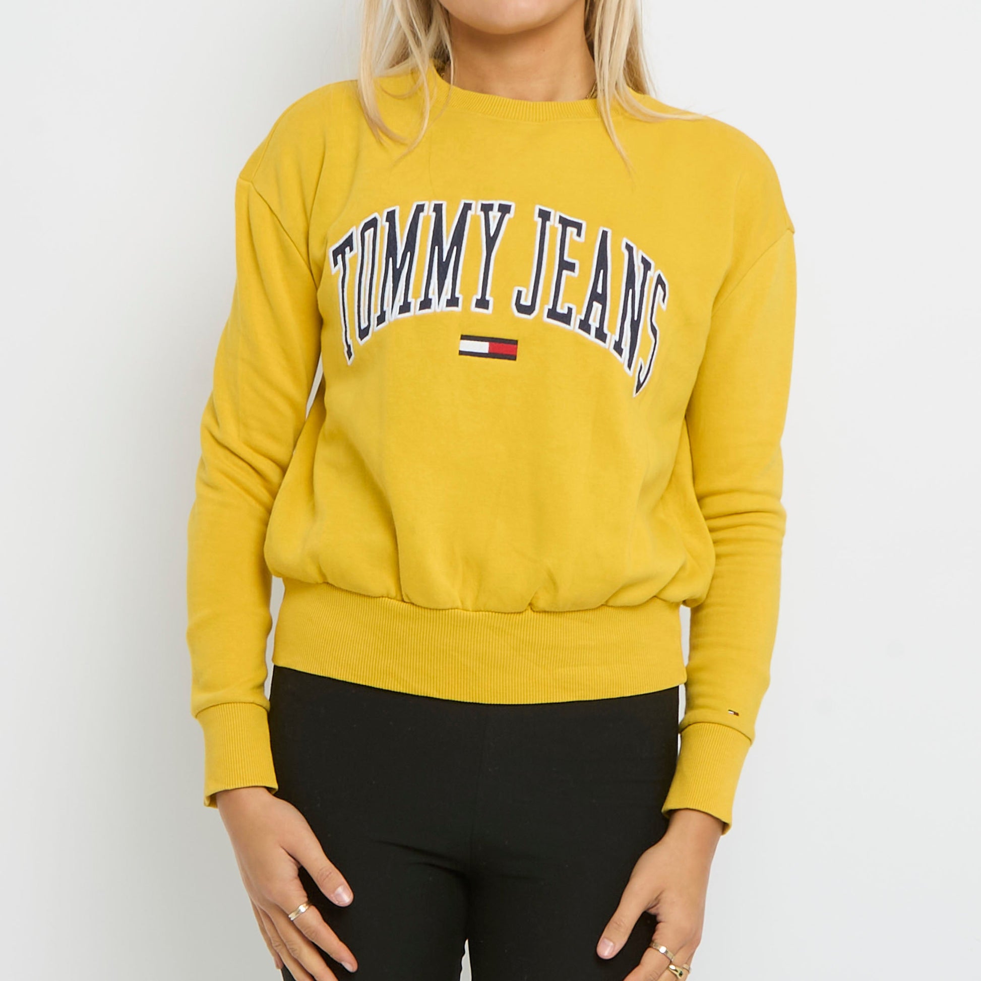 Tommy Hilfiger Spellout Crewneck Sweater - UK 4