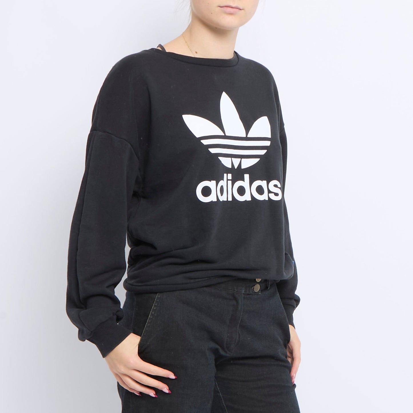 Adidas Logo Sweatshirt - UK 6