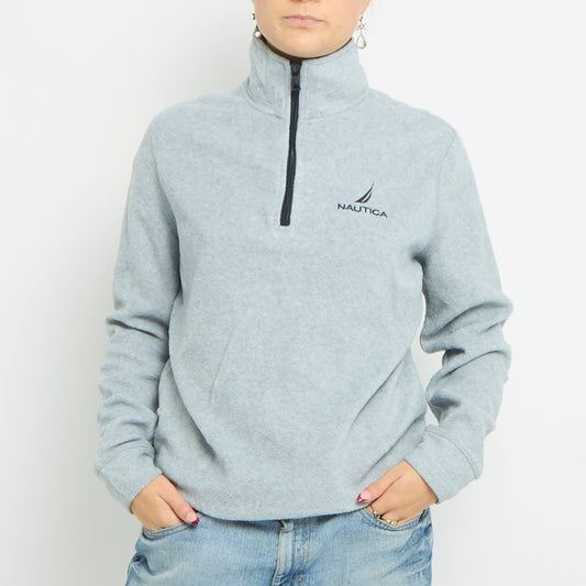 Nautica 1/4 Zip Logo Polar Fleece - UK 6