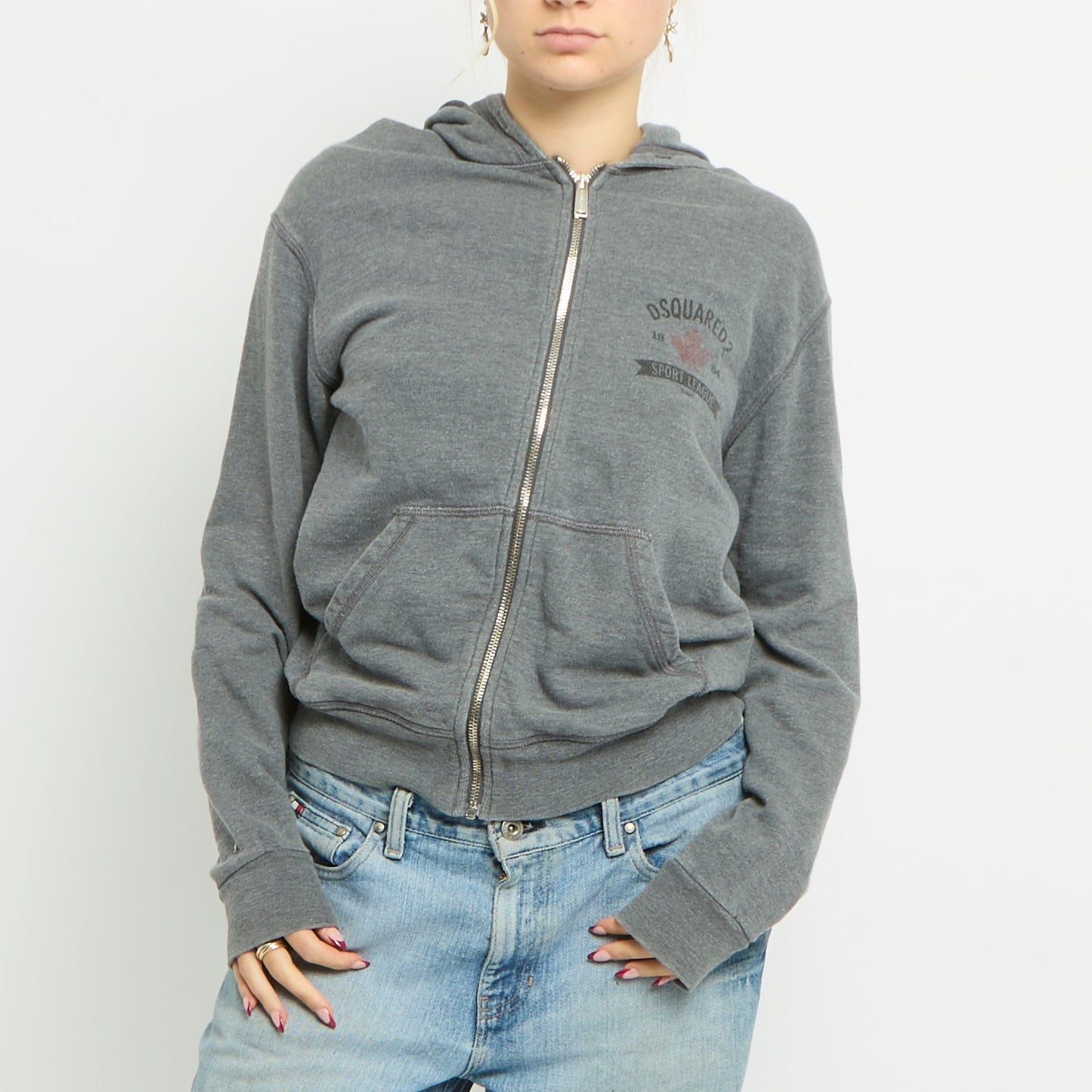 DSquared Zip Up Hoodie - UK 8