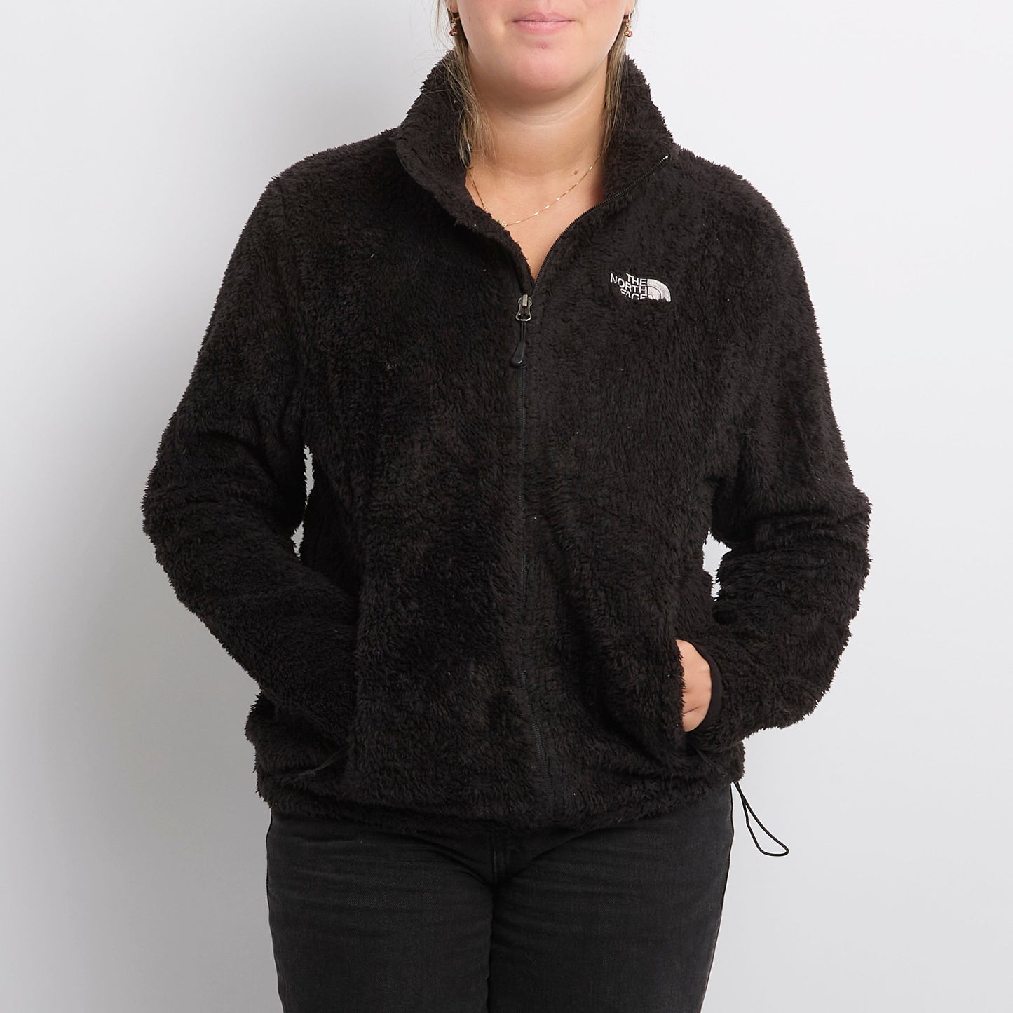 North Face Fluffy Full Zip Fleece - L