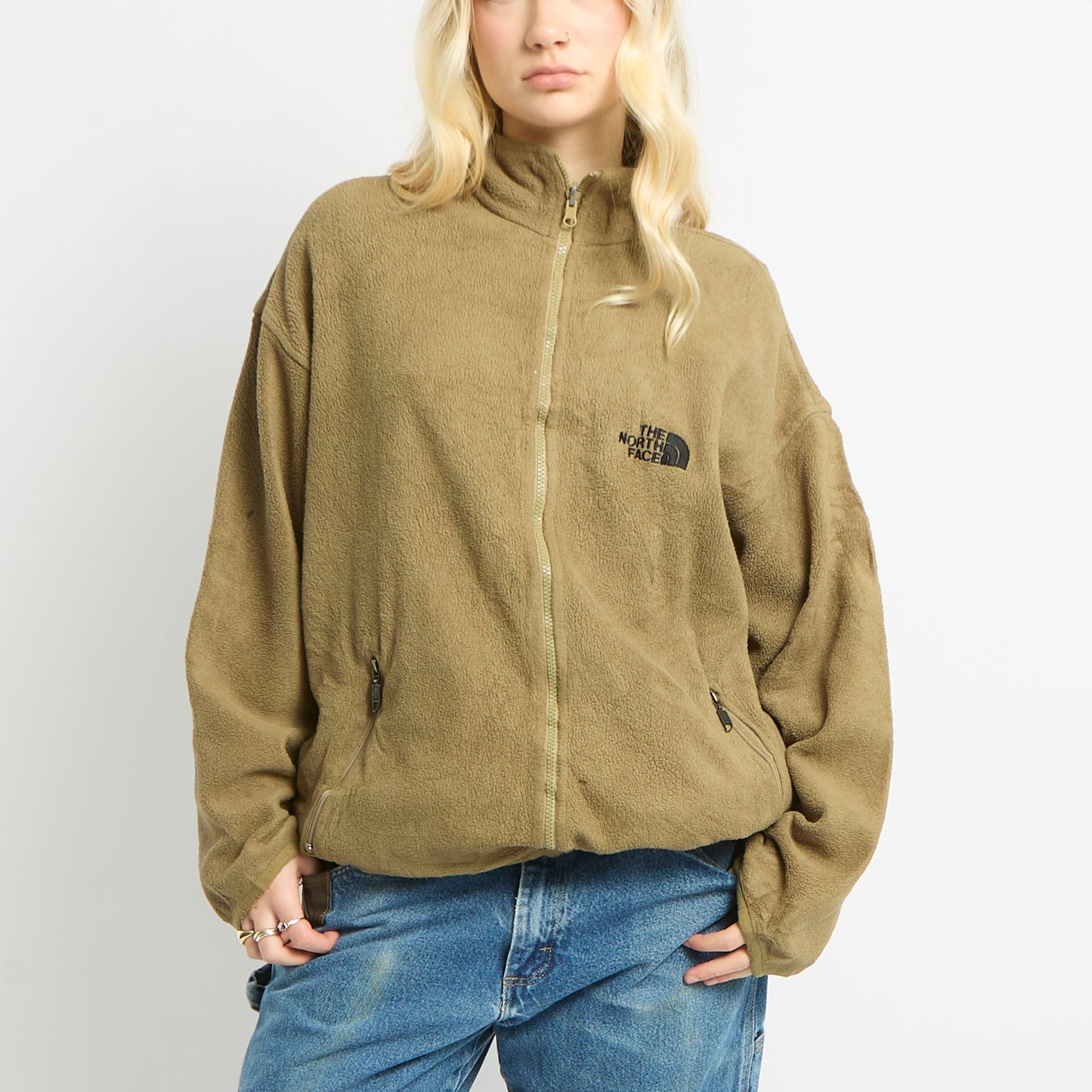 North Face Fleece With Front Pockets - L