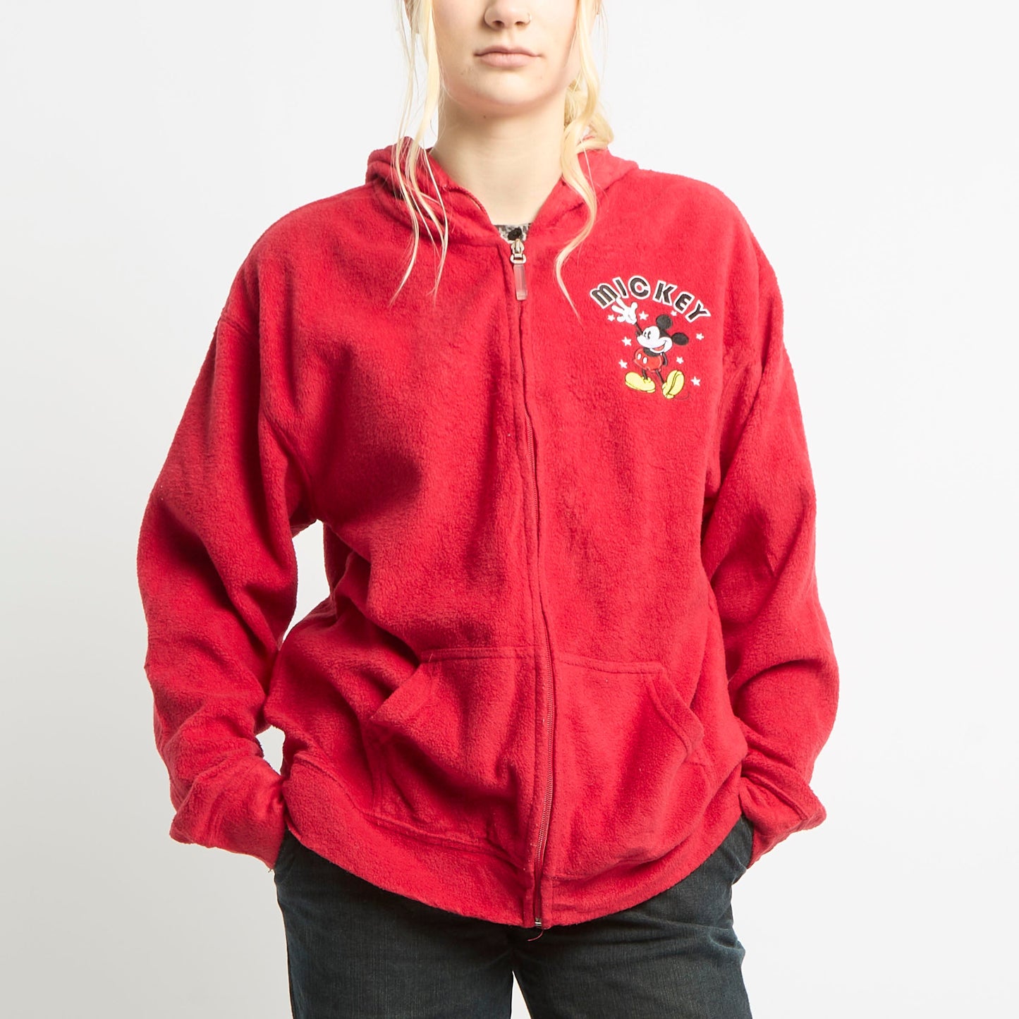 Disney Mickey Mouse Hooded Fleece - L